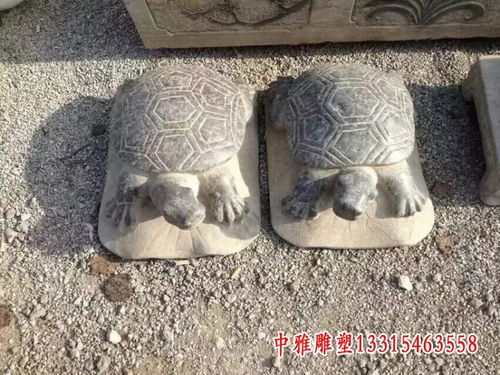 招財(cái)烏龜石雕 襄陽(yáng)烏龜石材雕塑制作廠(chǎng)，專(zhuān)業(yè)定制，寓意深遠(yuǎn)